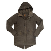 Vintage Carhartt WIP Clash Parker Men's Winter Parka Coat Dark Green Size Small